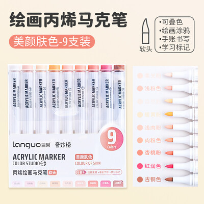 Papetărie estetică Accesorii școlare Rechizite de birou Marker acrilic Rechizite pentru artă pentru graffit Marcatori de culoare Evidențiatori