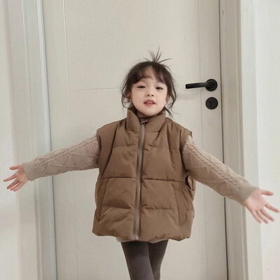 Κοριτσίστικα εσώρουχα βαμβακερά ρούχα 2023 Φθινόπωρο και Χειμώνας Κορεατικά χοντρά βαμβακερά ρούχα Γυναικείο βρεφικό γιλέκο βαμβακερό κοστούμι