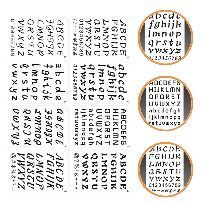 Šablone Šablone Slikanje brojeva Predlošci Slova Abeceda Predložak slova Crtanje Natpisi Engleska kaligrafija Rukotvorine Abc