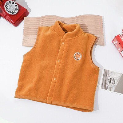 2-6-aastane Four Seasons paksendatud soe plüüsvest poistele ja tüdrukutele Roosa jänesekohvi polaarfliisist hobuseklamber imiku õlg