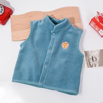 2-6-aastane Four Seasons paksendatud soe plüüsvest poistele ja tüdrukutele Roosa jänesekohvi polaarfliisist hobuseklamber imiku õlg