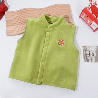 2-6-aastane Four Seasons paksendatud soe plüüsvest poistele ja tüdrukutele Roosa jänesekohvi polaarfliisist hobuseklamber imiku õlg