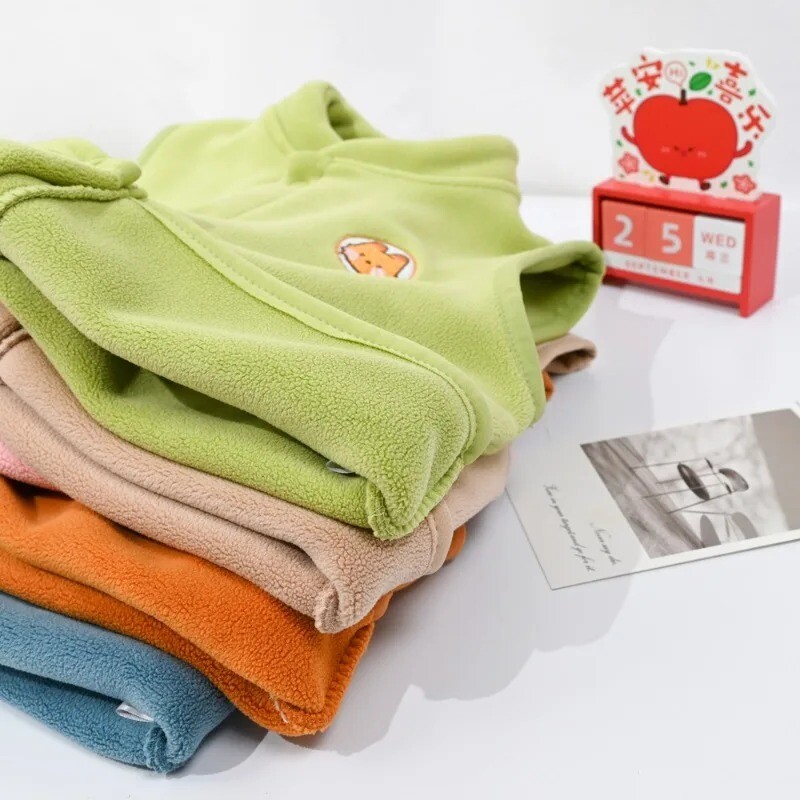 2-6-aastane Four Seasons paksendatud soe plüüsvest poistele ja tüdrukutele Roosa jänesekohvi polaarfliisist hobuseklamber imiku õlg