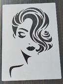 1 KOM 21*29 cm Belle predložak DIY Šablone za slojeve Zidne slike Spomenar Bojanje Album za utiskivanje Predložak ukrasnih kartica