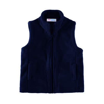 Mudkingdom slatke flis prsluk za djevojčice i dječake, lagana jakna bez rukava s patentnim zatvaračem, dječja odjeća, jednobojni kaput za malu djecu, jesen, zima