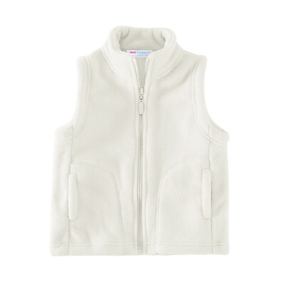 Mudkingdom slatke flis prsluk za djevojčice i dječake, lagana jakna bez rukava s patentnim zatvaračem, dječja odjeća, jednobojni kaput za malu djecu, jesen, zima