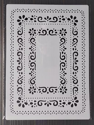 Πρότυπο για γυναίκες 21*29 εκ. Μόδα DIY Στένσιλ στρώσεων Ζωγραφική τοίχου Λεύκωμα χρωματισμού ανάγλυφο άλμπουμ Πρότυπο διακοσμητική κάρτα 2