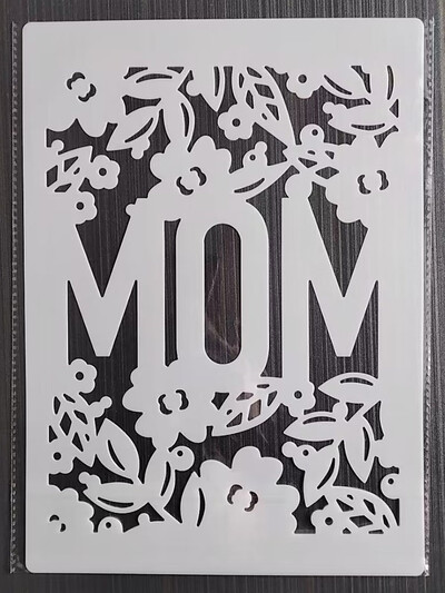 Πρότυπο για γυναίκες 21*29 εκ. Μόδα DIY Στένσιλ στρώσεων Ζωγραφική τοίχου Λεύκωμα χρωματισμού ανάγλυφο άλμπουμ Πρότυπο διακοσμητική κάρτα 2