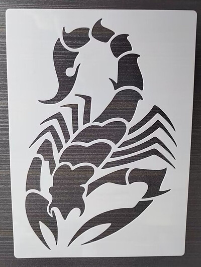 1 KOM 21*29 Cm predložak Sea King DIY Šablone za slojeve Zidne slike Spomenar Bojanje Album za utiskivanje Predložak ukrasnih kartica