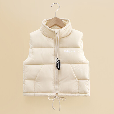 Lapsed Sügismantel vest Poistele Tüdrukutele Stantsikrae Vest Lastele Talvine vabaaja trendirõivad Imikumood soojad jakid 3-14 a