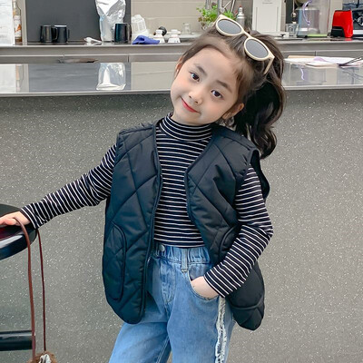 Tüdrukutele, poistele, beebidele, laste sulevest vest tuuletõkkega 2023, beež soe pluss paks talvine sügisene õue jope Laste ülerõivad