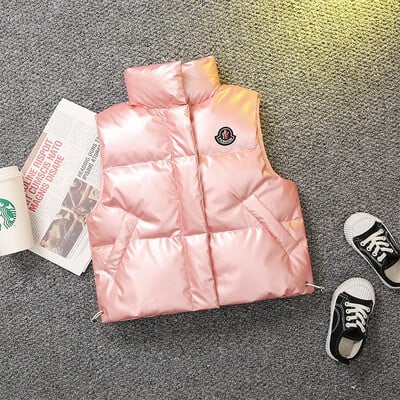 Dječaci Jesen Zima Djevojčice Jakna bez rukava Prsluk za srednju i malu djecu Samostojeći ovratnik Dječja odjeća Dječji topli prsluk Vanjska odjeća