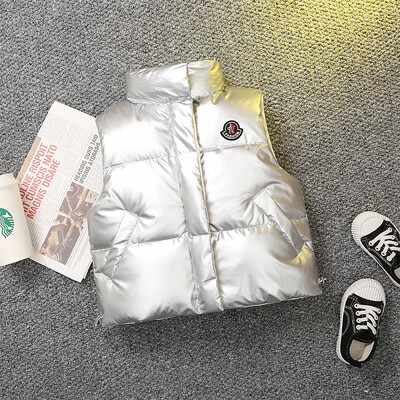 Dječaci Jesen Zima Djevojčice Jakna bez rukava Prsluk za srednju i malu djecu Samostojeći ovratnik Dječja odjeća Dječji topli prsluk Vanjska odjeća