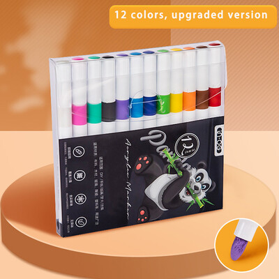 24.12.36.48 Värvid Akrüülmarker kivimaalimise komplekt lastele lastele Kivimarker värvipliiatsid Keraamiline klaas, puit meisterdamine