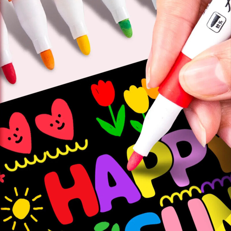 24.12.36.48 Värvid Akrüülmarker kivimaalimise komplekt lastele lastele Kivimarker värvipliiatsid Keraamiline klaas, puit meisterdamine