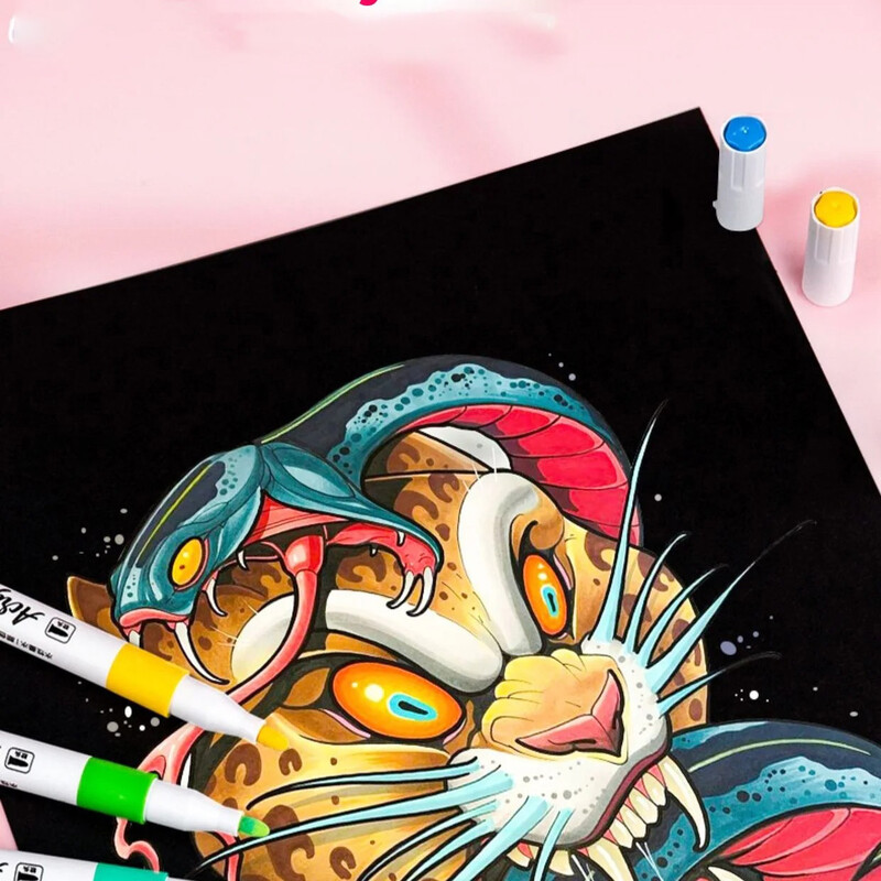 24.12.36.48 Värvid Akrüülmarker kivimaalimise komplekt lastele lastele Kivimarker värvipliiatsid Keraamiline klaas, puit meisterdamine