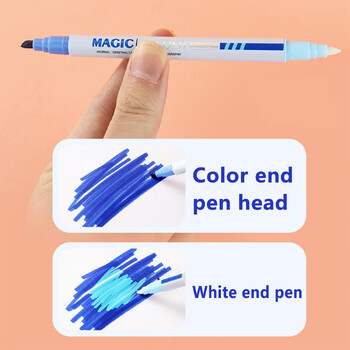 6/12 Colors Double-ended Magic Color Changing Highlighter Diary Diary Planner Planner Painting DIY Doodles Graffiti Art Marker