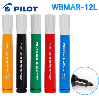 Pilot Whiteboard Marker WBMAR-12 Medium Bullet Erasable Училищна/офисна дъска за рисуване Химикалка Художествени принадлежности Канцеларски материали за учители