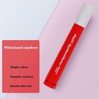 Marker pentru tablă albă pilot WBMAR-12 cu glonț mediu șters școlar/birou Tablă de desen Pen Articole de artă Papetarie pentru profesor