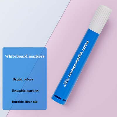 Marker pentru tablă albă pilot WBMAR-12 cu glonț mediu șters școlar/birou Tablă de desen Pen Articole de artă Papetarie pentru profesor