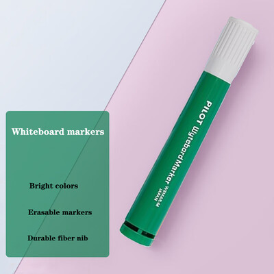 Marker pentru tablă albă pilot WBMAR-12 cu glonț mediu șters școlar/birou Tablă de desen Pen Articole de artă Papetarie pentru profesor