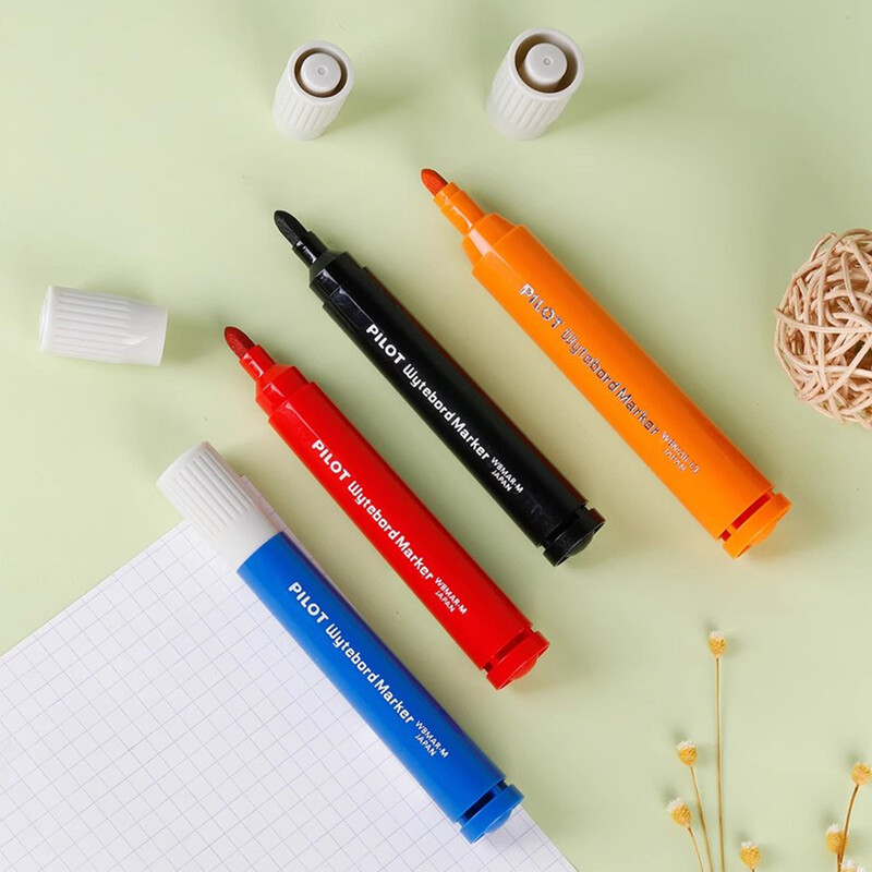 Marker pentru tablă albă pilot WBMAR-12 cu glonț mediu șters școlar/birou Tablă de desen Pen Articole de artă Papetarie pentru profesor