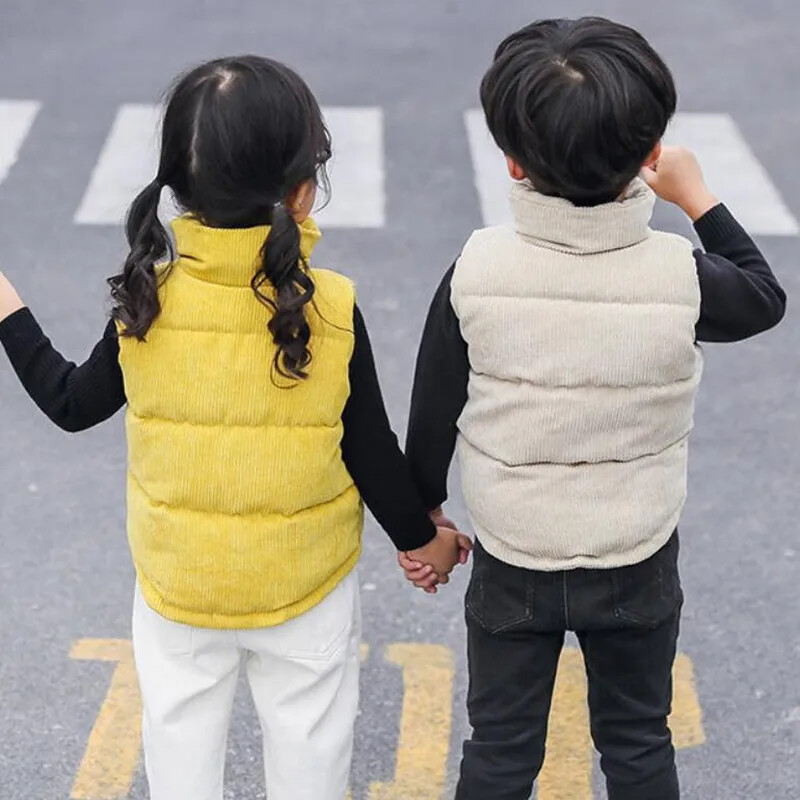 Kevad-sügis beebi väikelapse vest poisile tüdrukule talvejope jope lastele poistele tüdrukutele vest puuvillane polsterdatud parkad laste ülerõivad