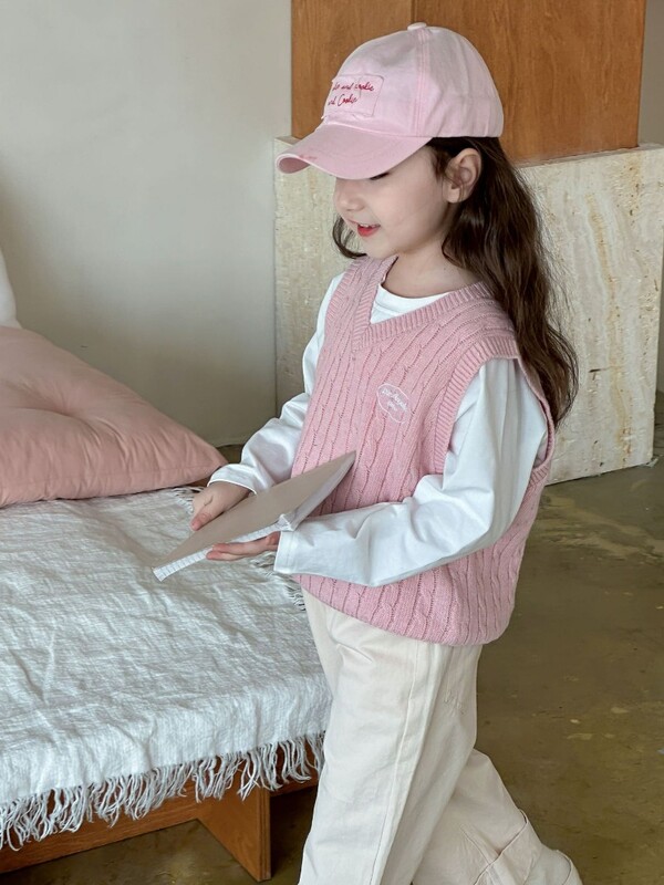 2024. aasta uute tüdrukute kevad-sügis, ühes tükis vestiga kampsun, kootud, armas, ilus, sobilik õues, lahtiselt pehme