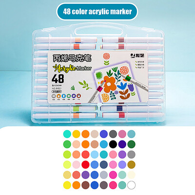 12/24/36/48 TK Akrüülist markerpliiatsi komplekt lastele Algajatele isetegemine käsitsi maalitud kunst Graffiti käsitsi konto marker Art spetsiaalne pliiats