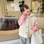 2021. Proljeće i jesen Zima Djevojčice Prsluk za bebe Djevojčice Dječja odjeća Odjeća