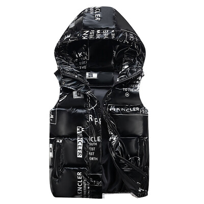 2024. aasta sügistalvine läikiv lastevest poistele, veekindel juunior-poiss, varrukateta jakk 3–20-aastastele teismelistele tüdrukutele