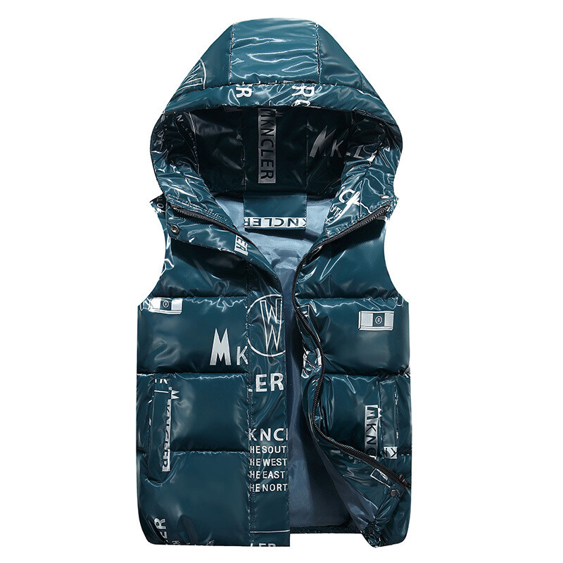 2024. aasta sügistalvine läikiv lastevest poistele, veekindel juunior-poiss, varrukateta jakk 3–20-aastastele teismelistele tüdrukutele