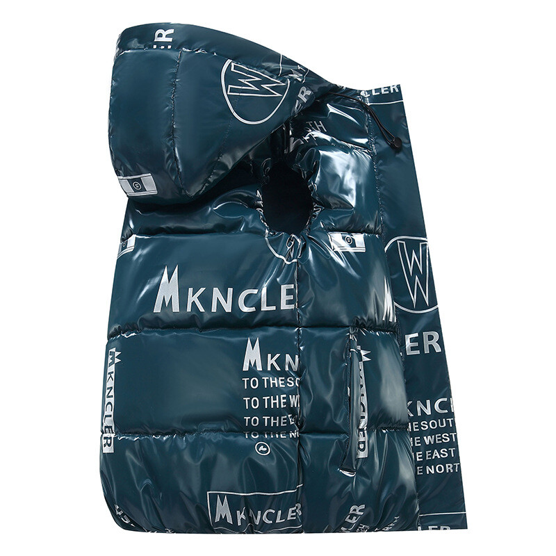 2024. aasta sügistalvine läikiv lastevest poistele, veekindel juunior-poiss, varrukateta jakk 3–20-aastastele teismelistele tüdrukutele