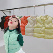 Băieți Fete Vest Vestă Copii Toamnă Vestă caldă Copii Iarnă Casual Trend Jachete Nou Bebeluș Guler Suport Îmbrăcăminte de modă