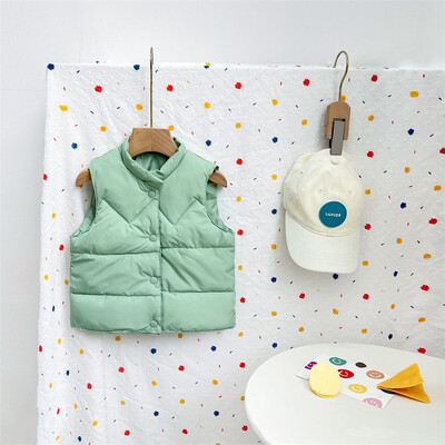 Băieți Fete Vest Vestă Copii Toamnă Vestă caldă Copii Iarnă Casual Trend Jachete Nou Bebeluș Guler Suport Îmbrăcăminte de modă