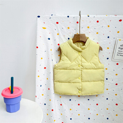 Băieți Fete Vest Vestă Copii Toamnă Vestă caldă Copii Iarnă Casual Trend Jachete Nou Bebeluș Guler Suport Îmbrăcăminte de modă