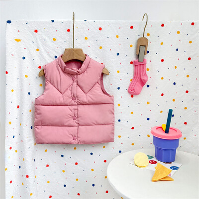 Băieți Fete Vest Vestă Copii Toamnă Vestă caldă Copii Iarnă Casual Trend Jachete Nou Bebeluș Guler Suport Îmbrăcăminte de modă