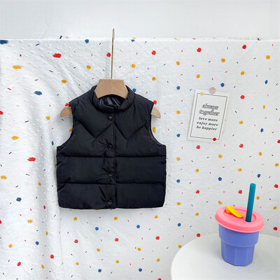 Băieți Fete Vest Vestă Copii Toamnă Vestă caldă Copii Iarnă Casual Trend Jachete Nou Bebeluș Guler Suport Îmbrăcăminte de modă