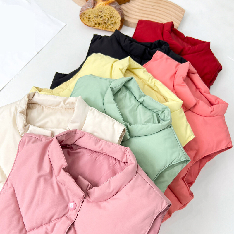 Băieți Fete Vest Vestă Copii Toamnă Vestă caldă Copii Iarnă Casual Trend Jachete Nou Bebeluș Guler Suport Îmbrăcăminte de modă