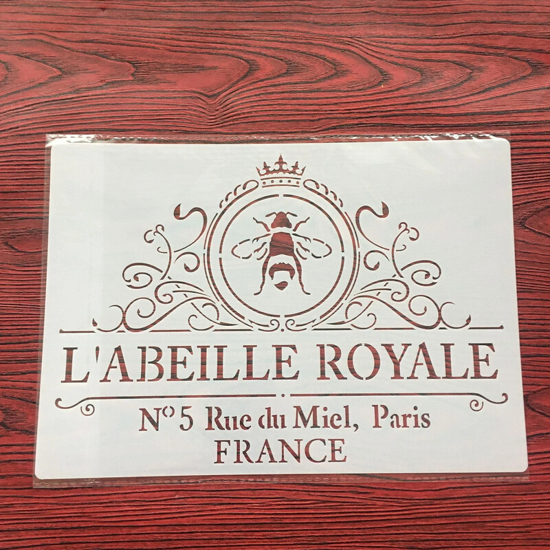 4 kom / set A4 šablone Slikanje Bojanje Reljefni spomenar Album Ukrasni predložak za zidove šablone slova mandala