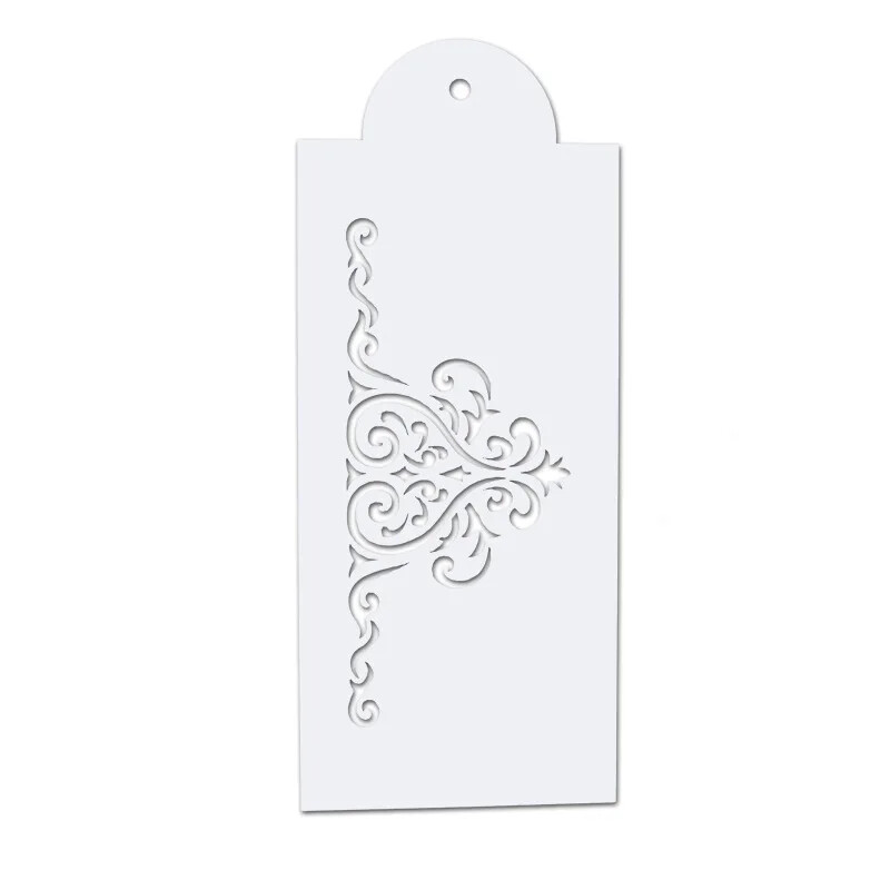 3 kom/set 31 cm cvjetna tekstura DIY Šablone za slojeve Spomenar za bojenje Ukrasni predložak za album za reljef