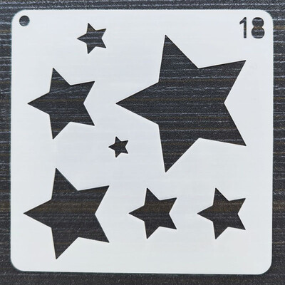 Βοηθητικό πρότυπο 9*9cm Στένσιλ στρώσεων DIY Ζωγραφική τοίχου Λεύκωμα χρωματισμού Ανάγλυφο άλμπουμ Πρότυπο διακοσμητικής κάρτας