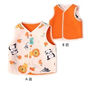 Kanda mõlemalt poolt Laste soe vest Sügis beebipoisid Tüdrukud Paks multikas karu vest ülerõivad jope vestid 2-6 aastaks