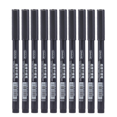 4/10 bucăți Markere cu ștergere uscată Vârf ultra fin, 0,5 mm 3 culori Markere pentru tablă albă ștergebile pentru copii, școală, birou, tablă albă de planificare