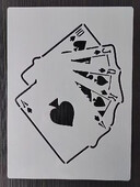 Πρότυπο 21*29cm Straight Flush Πρότυπο DIY Layering Στένσιλ τοίχου Ζωγραφική Λεύκωμα χρωματισμού ανάγλυφο άλμπουμ Πρότυπο διακοσμητικής κάρτας