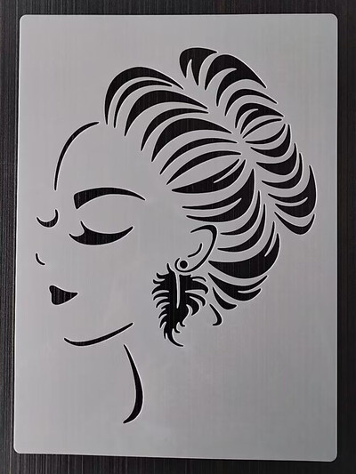 Πρότυπο 21*29cm Straight Flush Πρότυπο DIY Layering Στένσιλ τοίχου Ζωγραφική Λεύκωμα χρωματισμού ανάγλυφο άλμπουμ Πρότυπο διακοσμητικής κάρτας