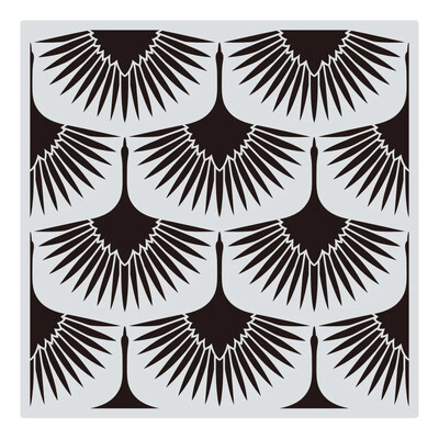 1Pcs 30*30cm Геометрична мандала Направи си САМ шаблони за наслояване Стенни картини Албум за оцветяване Релефен албум Декоративен шаблон