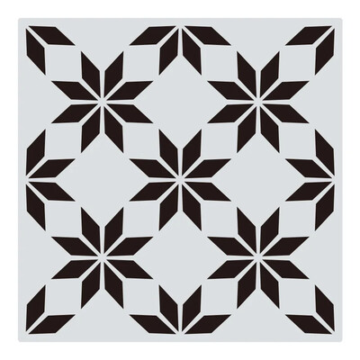 1Pcs 30*30cm Геометрична мандала Направи си САМ шаблони за наслояване Стенни картини Албум за оцветяване Релефен албум Декоративен шаблон