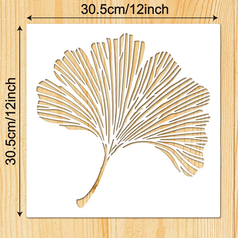 1Pcs 30*30cm Геометрична мандала Направи си САМ шаблони за наслояване Стенни картини Албум за оцветяване Релефен албум Декоративен шаблон