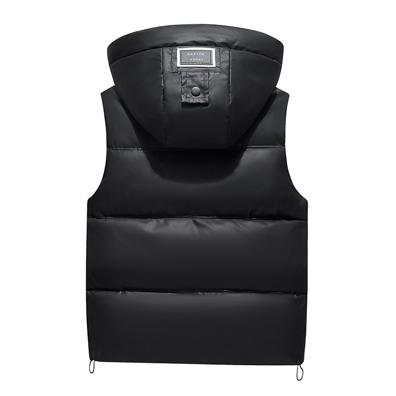 Sügistalvine lastevest lastele poisile, veekindel kapuutsiga juunior-poisi varrukateta jope 3-20 aastaste teismeliste tüdrukute vest